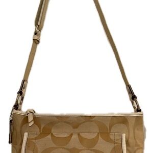Signature Beige Crossbody Bag